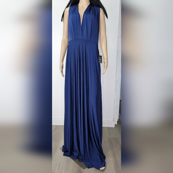 Lulu's Royal Blue Maxi Dress - Picture 4 of 11